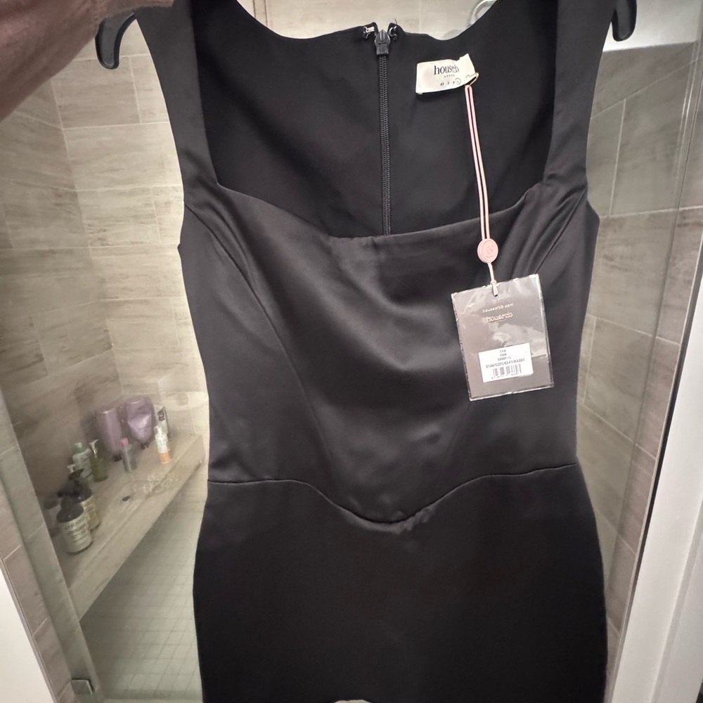 House of CB Enya Black Corset Mini Dress - Picture 9 of 10